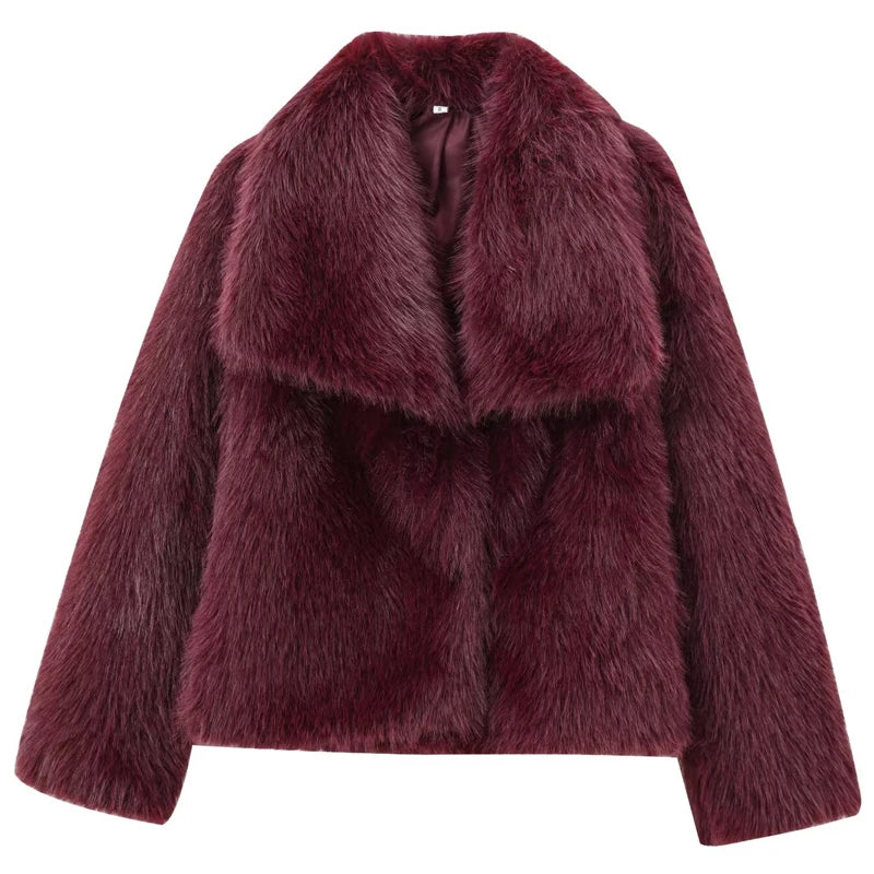 HXAO | Plush Fur Coat