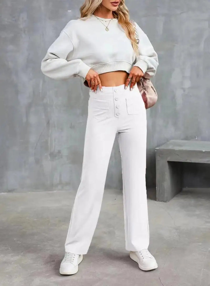 The Soft Comfortable High-Waisted Pants 2024