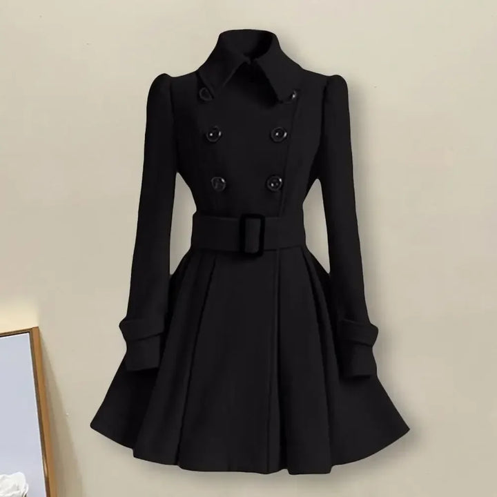 Sandy | Belt Buckle Coat Dress