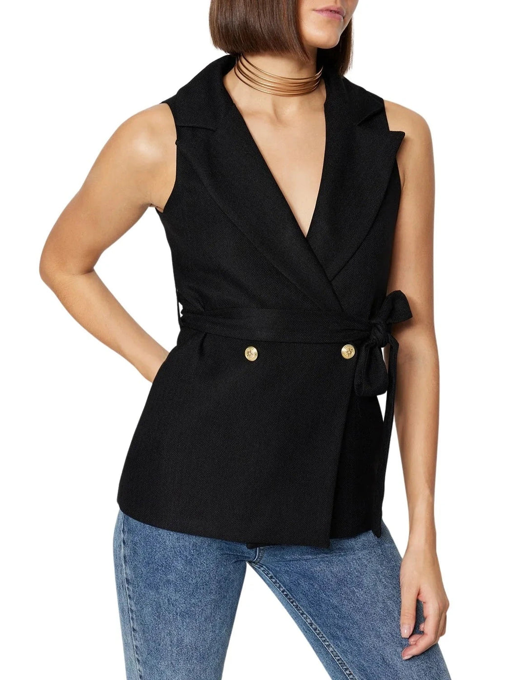 Women's Sleeveless Regular fit Vests