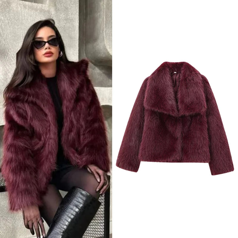 HXAO | Plush Fur Coat