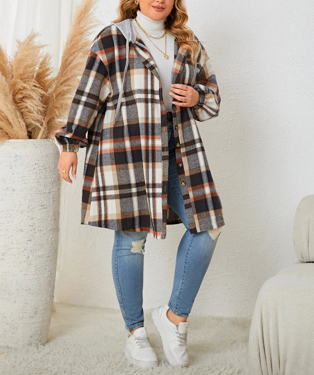 Autumn & Winter Long Jacket Sleeve Coat 2024