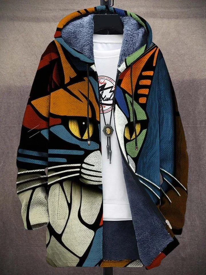 Purr | Artistically Printed Jacket