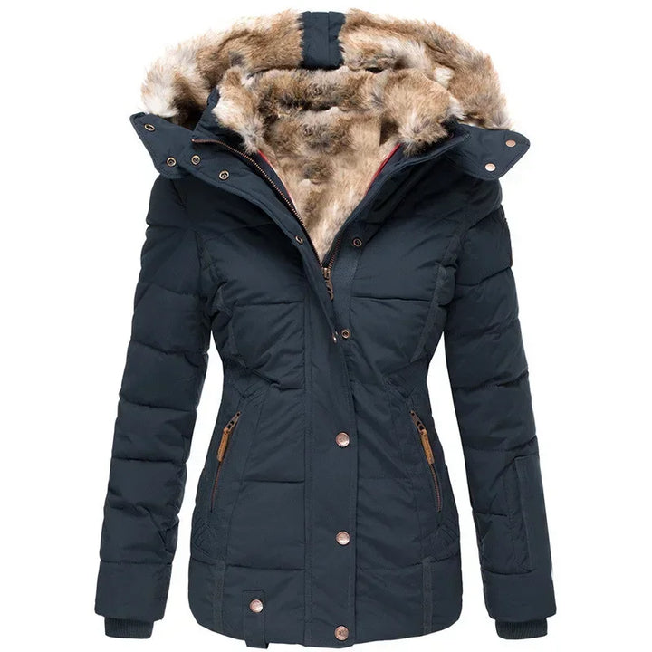 Celen - Warm fur-lined winter coat