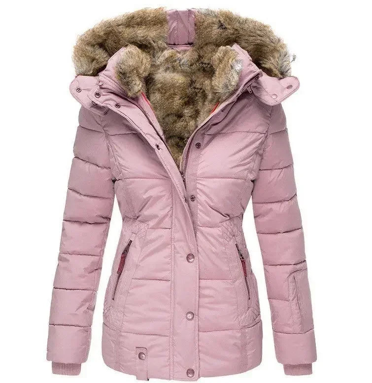 Celen - Warm fur-lined winter coat