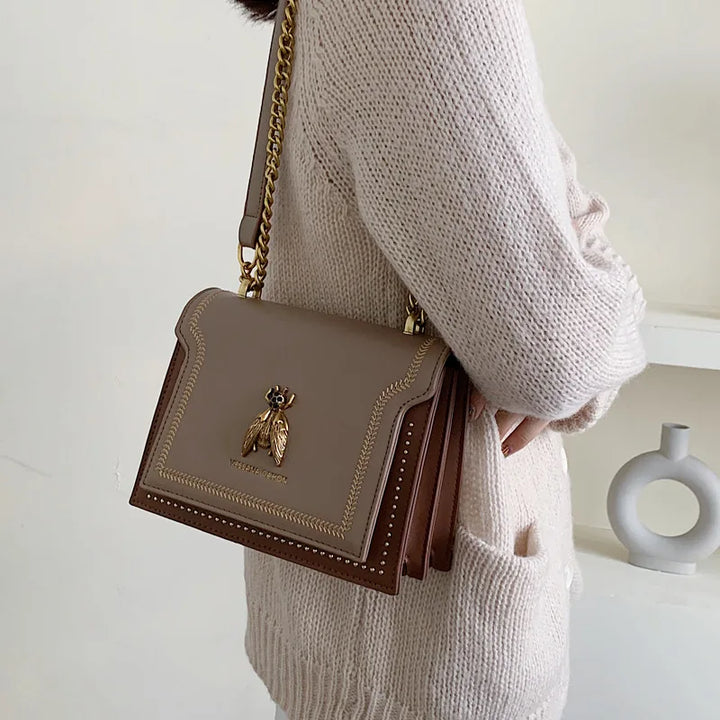 Luxury Retro Bee Female Shoulder Bag