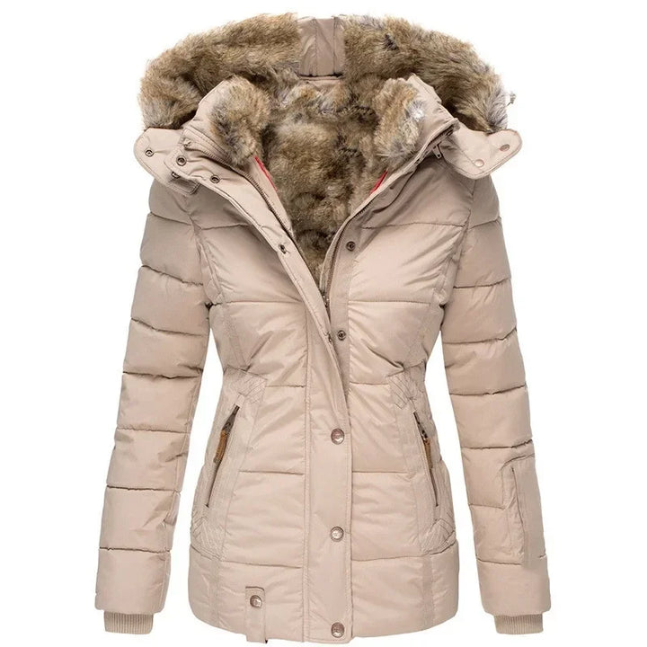 Celen - Warm fur-lined winter coat