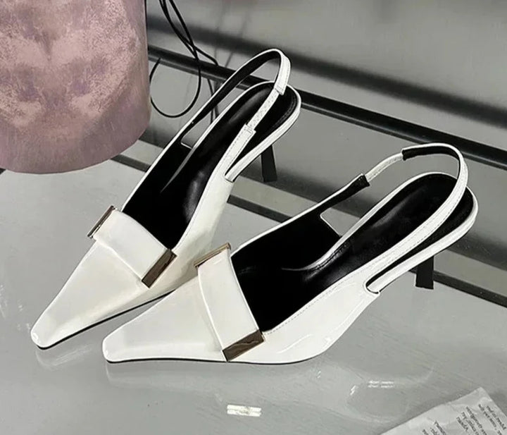 Sexy Pointed Toe Patent Leather Women Pumps Street Style