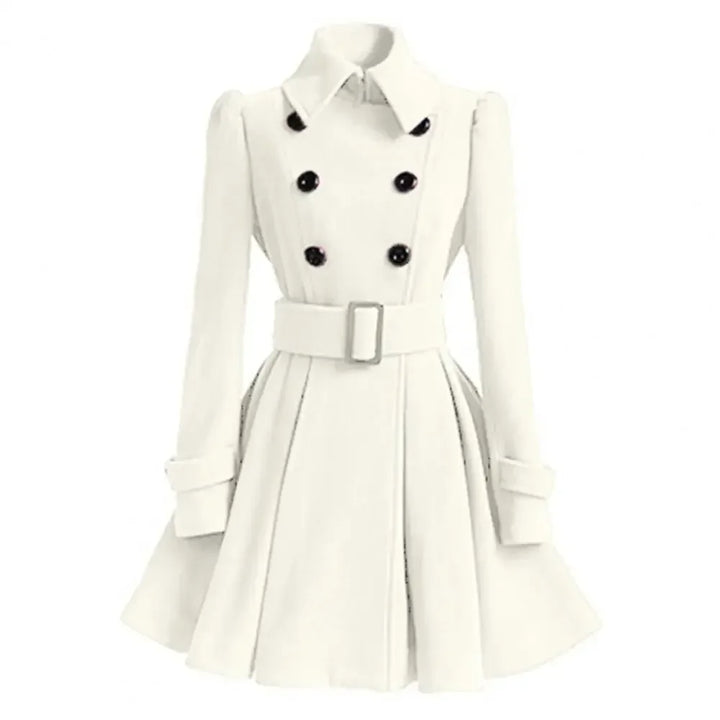 Sandy | Belt Buckle Coat Dress