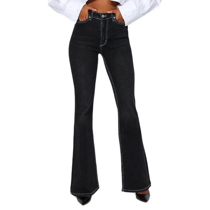 Women' Flare High Waist Denim Jeans