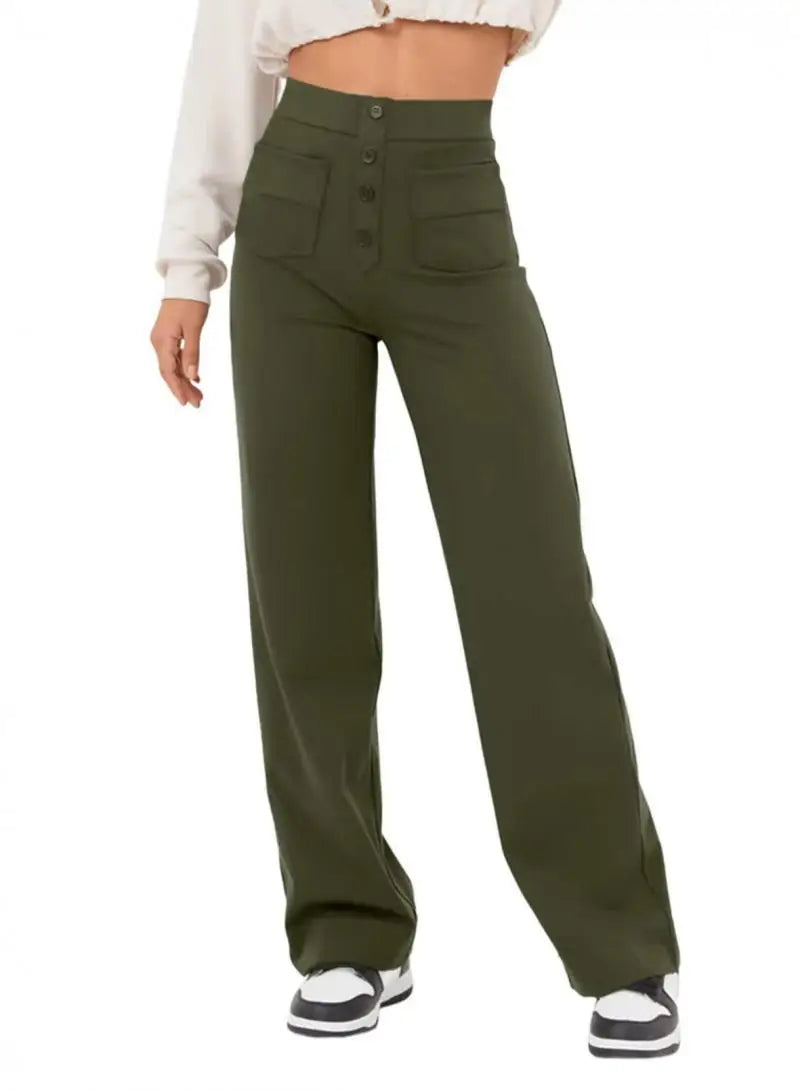 The Soft Comfortable High-Waisted Pants 2024