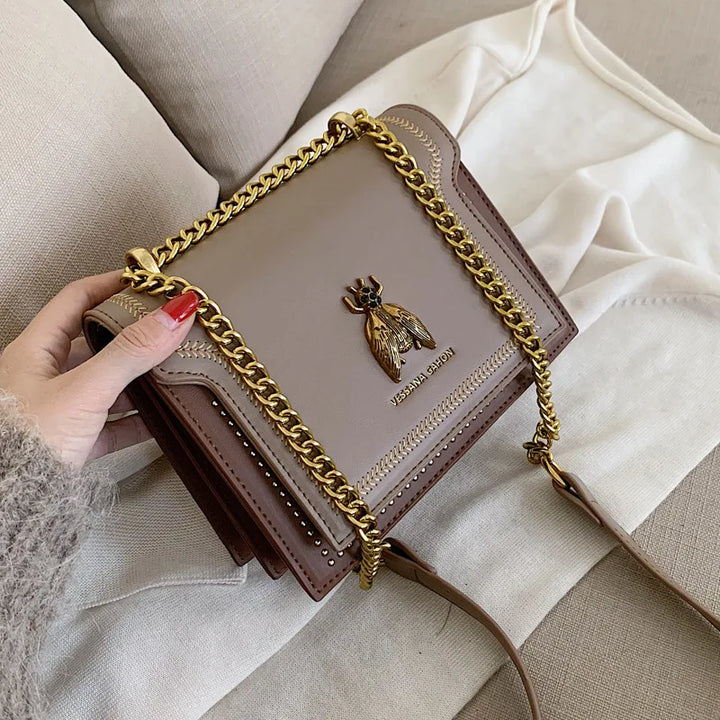 Luxury Retro Bee Female Shoulder Bag