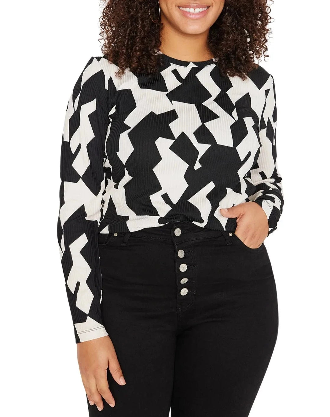 Women's Straight LONG Fitted Plus Size Blouse