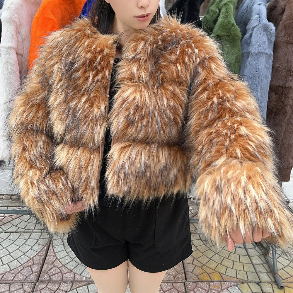 HOOFUR |  Faux Fur Coat