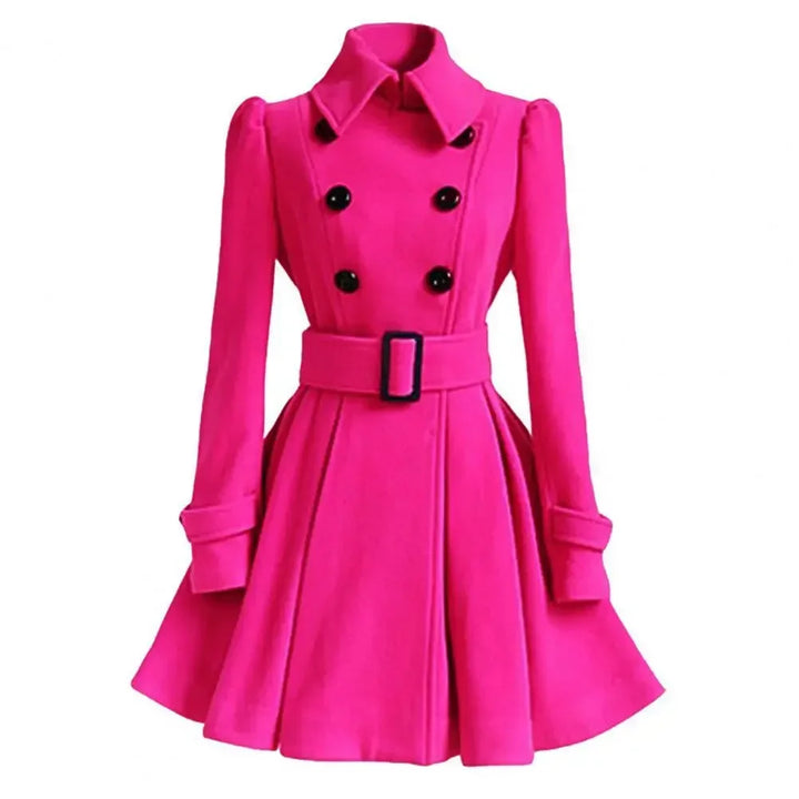 Sandy | Belt Buckle Coat Dress