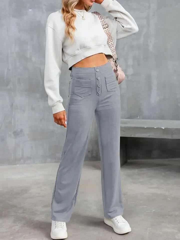 The Soft Comfortable High-Waisted Pants 2024