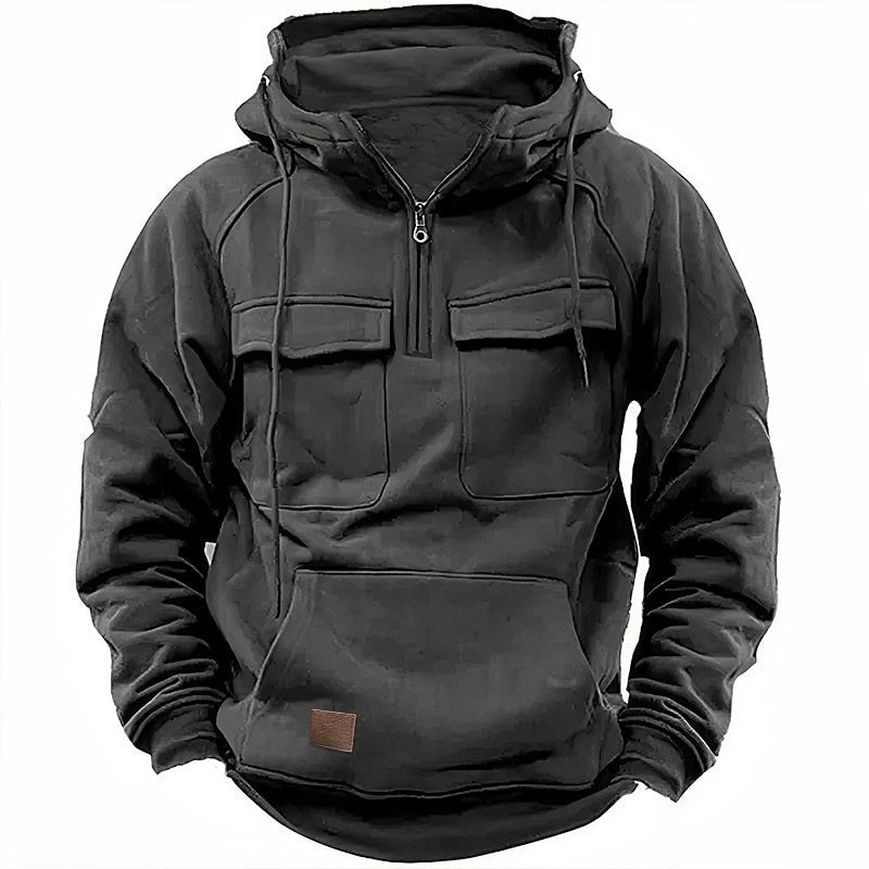 Zeno - Comfortable Winter Hoodie With Zip