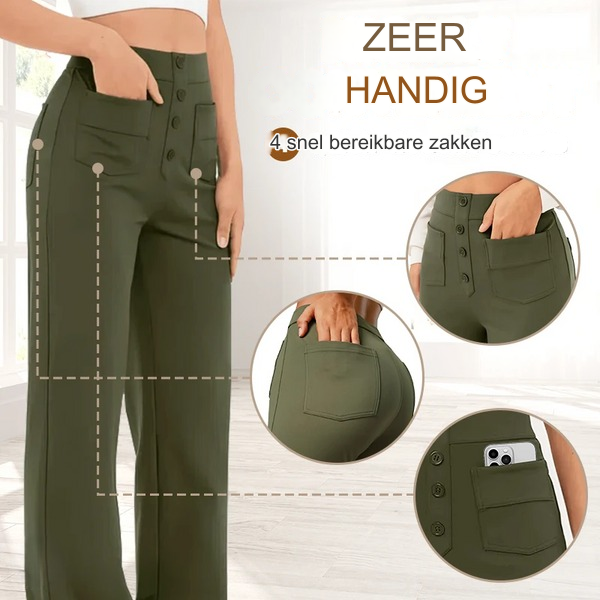 The Soft Comfortable High-Waisted Pants 2024